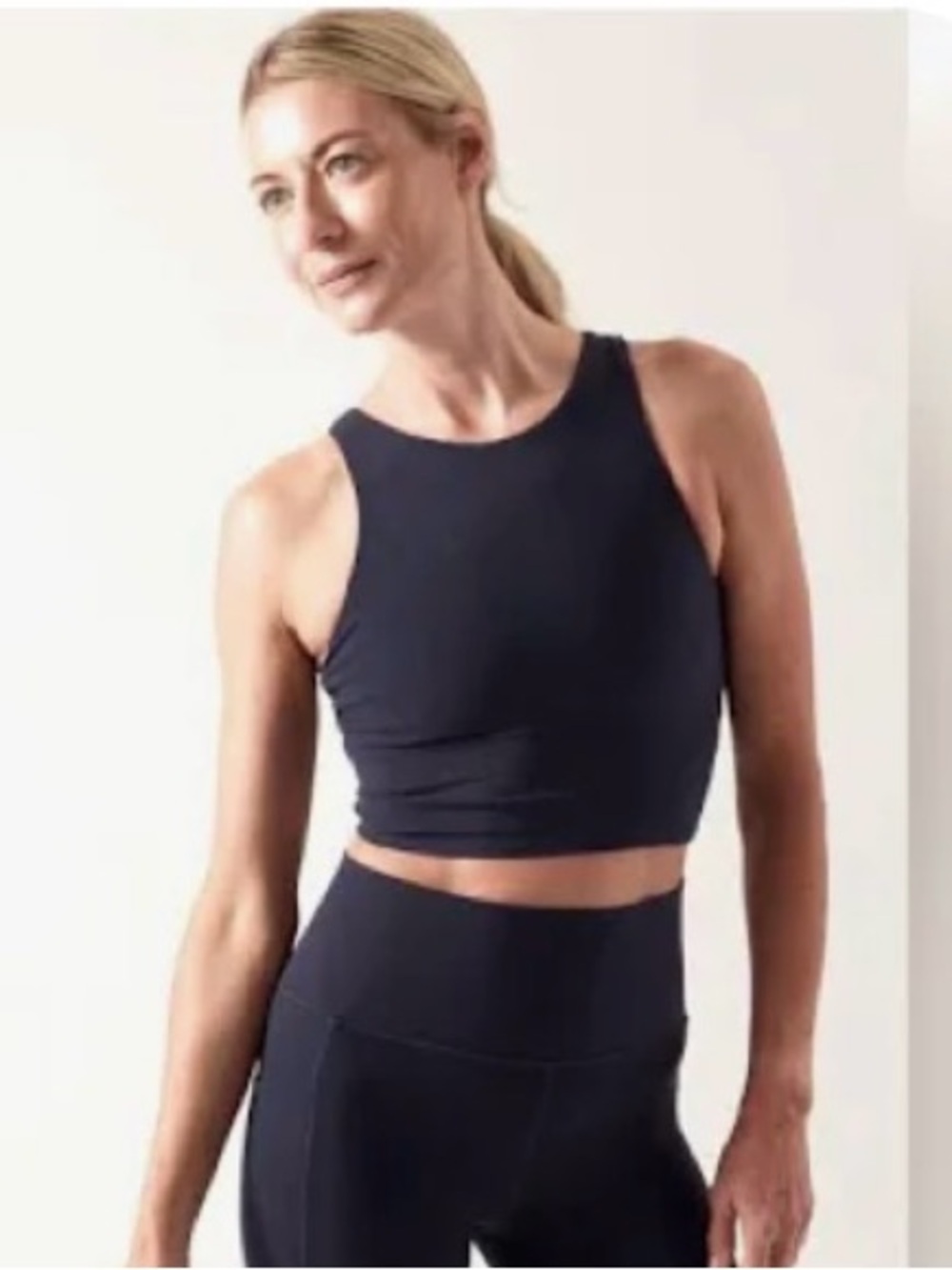 Athleta conscious bra tank strappy B-D size M